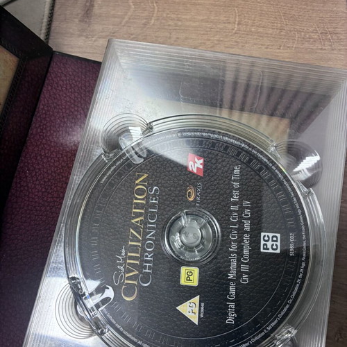 Sid Meier’s Civilization Chronicles PC edition used, missing one disc