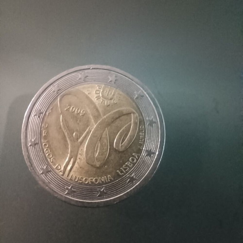 Portugal 2 Euro 2009 Lusophone Games coin