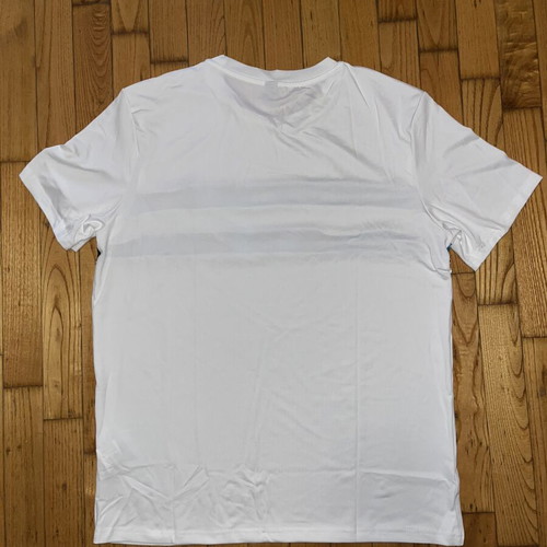 Two Striped T-shirt, size L, white