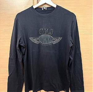 Calvin Klein large μαύρη μπλούζα μακρυμανικη