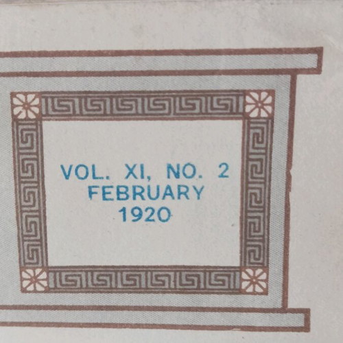 Atlantis Monthly Magazine February 1920 like new