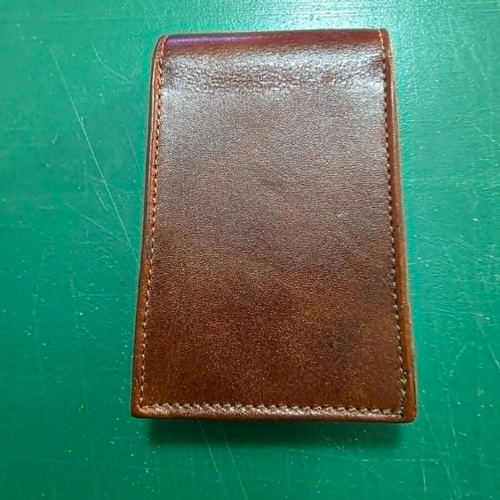 Leather tobacco case new with clip 11x6.5 cm