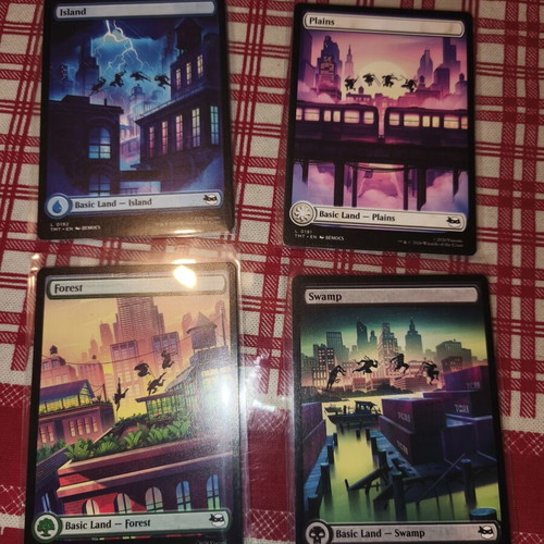 MTG Teenage Mutant Ninja Turtles card pack 105 single cards like new