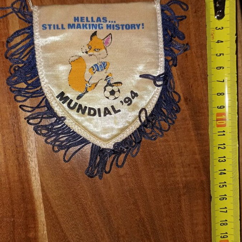 Football pennants used vintage Greece Mundial 94, Apollon, ASAED