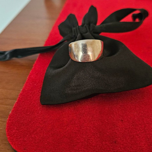 925 silver ring used, handmade, from India