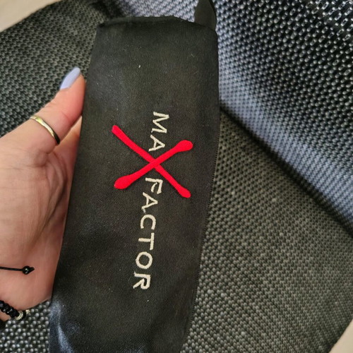 Max Factor black toiletry bag like new