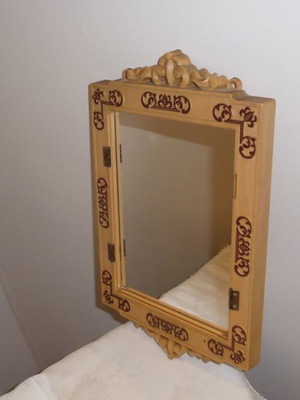 Mirror used with various designs on the frame