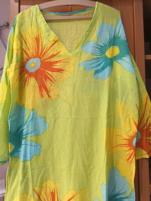 Colorful summer caftan