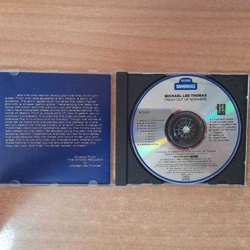 Michael Lee Thomas Fresh Out Of Nowhere CD