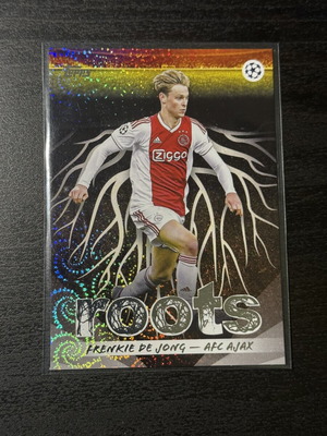 2025-26 Topps UEFA Club Competitions Frenkie de Jong #RT-7 Roots card like new
