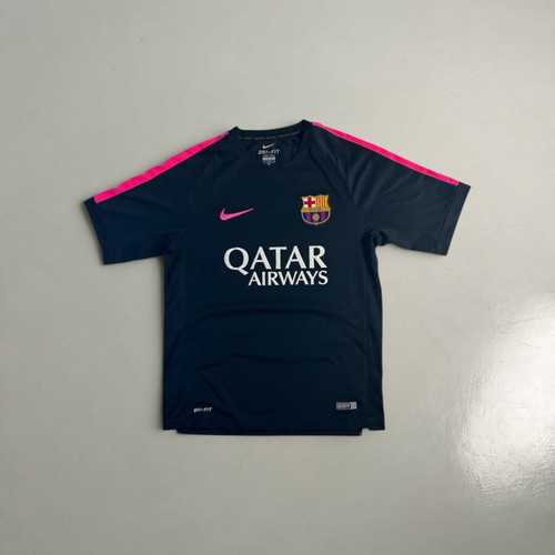 Nike FC Barcelona Vintage Y2K 2014-2015 Training T-shirt Obsidian Pink like new