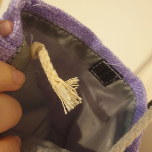 Girls' bags like new, blue and purple, set of two