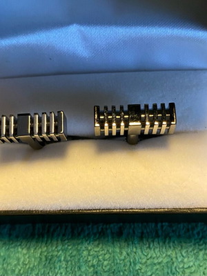 Tie rack cufflinks used, black and white