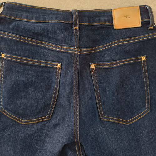 Zara jeans new, dark blue, size M