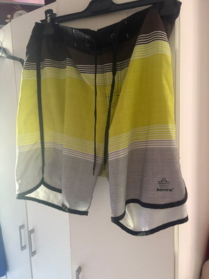 Admiral swim shorts, black and multicolour, size L