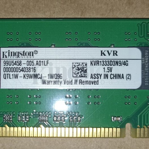Kingston ValueRAM KVR1333D3N9/4 4GB DDR3 1333MHz used