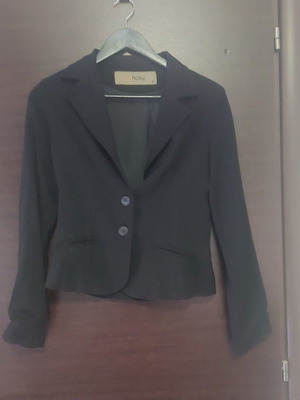 Helmi short jacket like new, black, size M