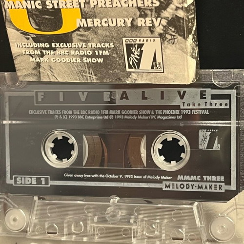 Melody Maker vintage cassette tapes Gimme 5 and Five Alive like new