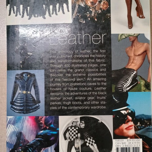 The Leather Book like new, history of leather clothing