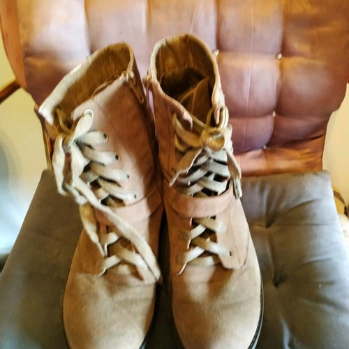 Brown ankle boots used, size 38, very good condition
