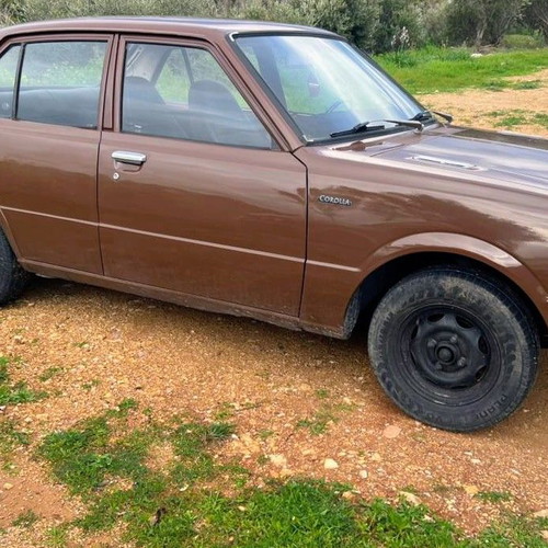 Toyota Corolla KE30 1975 used, 1.2L petrol, manual, dark brown