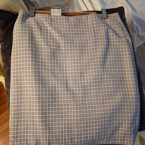 Marella skirt like new, white and gray, size M 38 10, height 49 cm