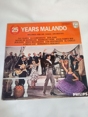 Δίσκος βινύλιο 25 years Malando and his tango orchestra μεταχειρισμένο