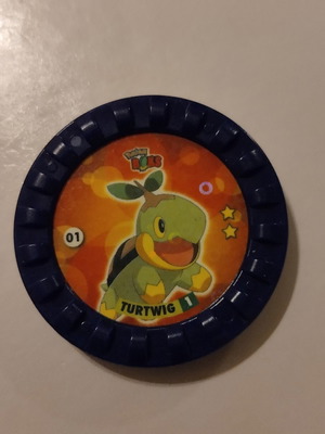 Pokemon Roks Turtwig No1 Cheetos cap used
