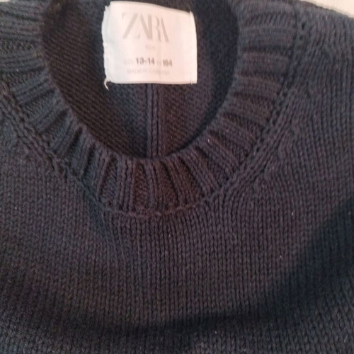 Zara wool sweater new, black, size 164 cm for 13-14 years