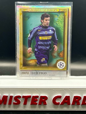 2023 Topps Chrome Stadium Club Luis Figo card like new