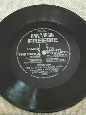 Hambi & The Dance / The Shakin' Pyramids 7' flexi-disc used