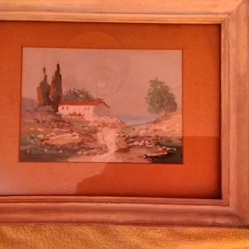 Painting authentic Apostolos Lefkadios used