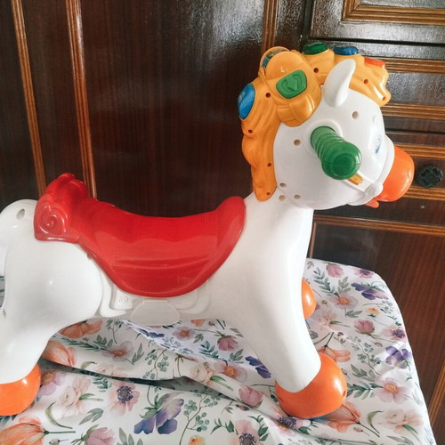 Baby Clementoni Lakis Alogakis educational rocking horse used
