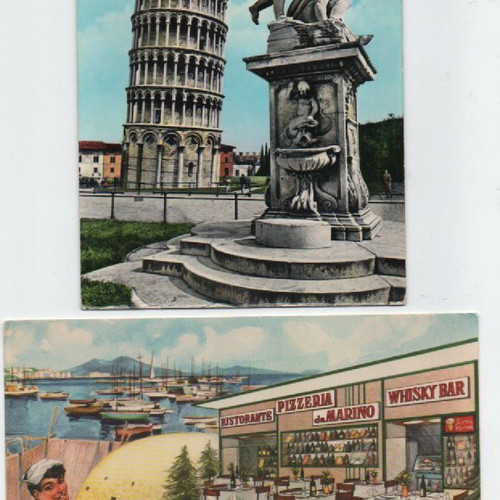 Vintage postal cards 150 pieces 1935-1999 from 15 countries new