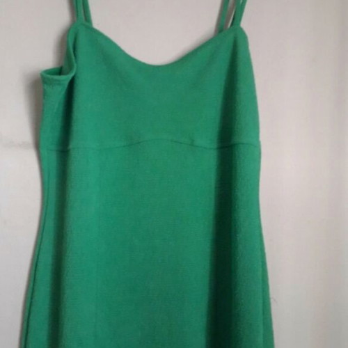 H&M dress green like new, sizes M and L