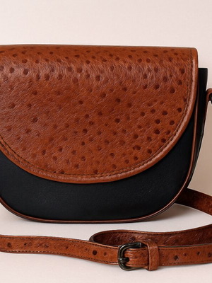 I Santi vintage crossbody bag made in Italy, genuine leather, like new