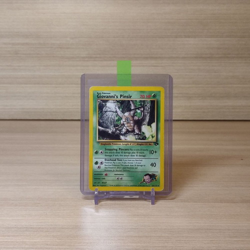 Pokemon TCG Gym Challenge Giovanni's Pinsir rare card used #24
