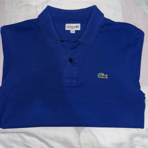 Lacoste Polo Shirt new, blue, size S