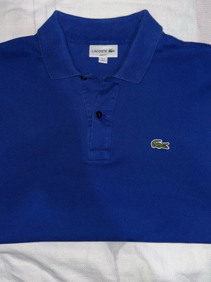 Lacoste Polo Shirt new, blue, size S