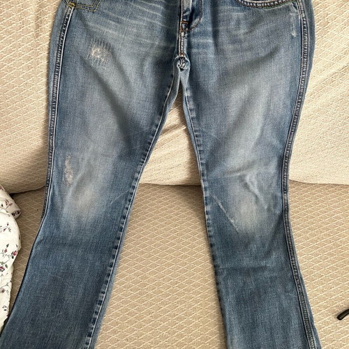 BSB jeans used, size 20 with colorful stitching
