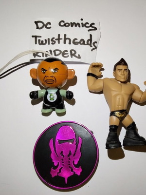 WWE Rumblers, Kinder Twistheads & Baron of Dice Coin set used