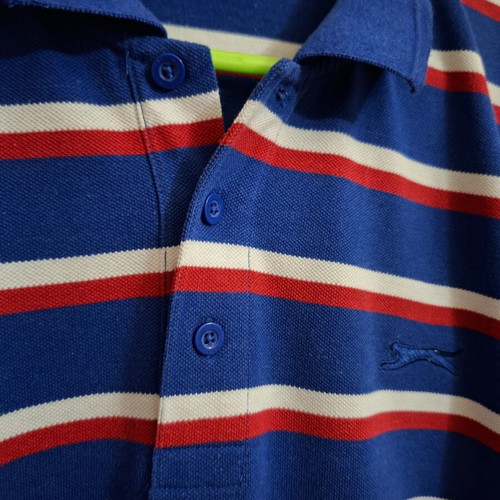 Men's Polo Shirt used, size 2XL, blue