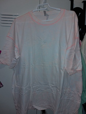 Asos μπλουζσ t shirt top τοπ oversized κοραλκί πορτοκαλί