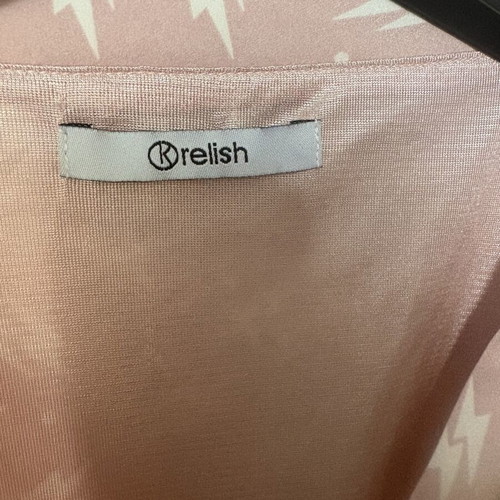Relish cocktail dress like new, beige and pink, size L