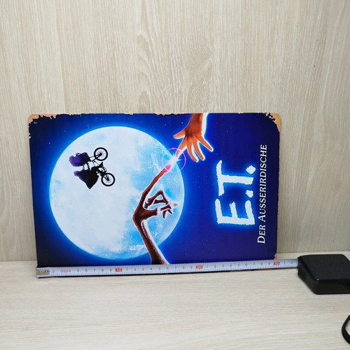 E.T. the Extra-Terrestrial Aluminum Sign new, 1982 movie