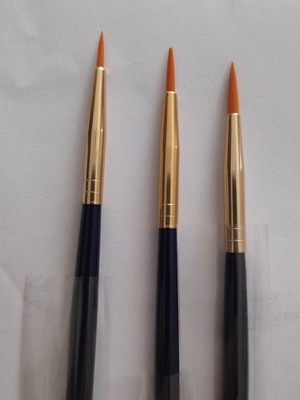 Σετ 3 πινέλα για Nail art καινούργιο