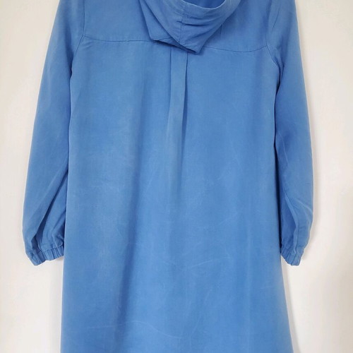 Zara dress shirt with hood 13-14 years like new, blue