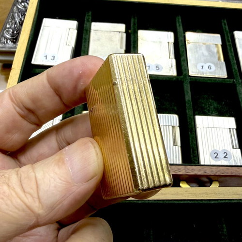 DuPont N9 gold lighter used, vintage