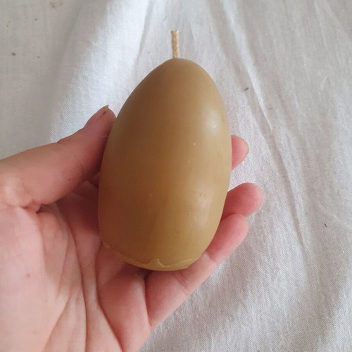 Beeswax candle used, good condition