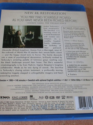 The Sacrifice Blu-ray σαν καινούργιο, δράμα, αμερικάνικη έκδοση region A